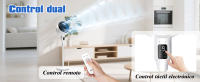 Aigostar Ventilador de Pie con Mando a Distancia, Temporizador 9h, 24W, Oscilante 135°, 9 Velocidades, 3 Modos, Altura Ajustable (61/109 cm). Silencioso, Pantalla LED - details 3