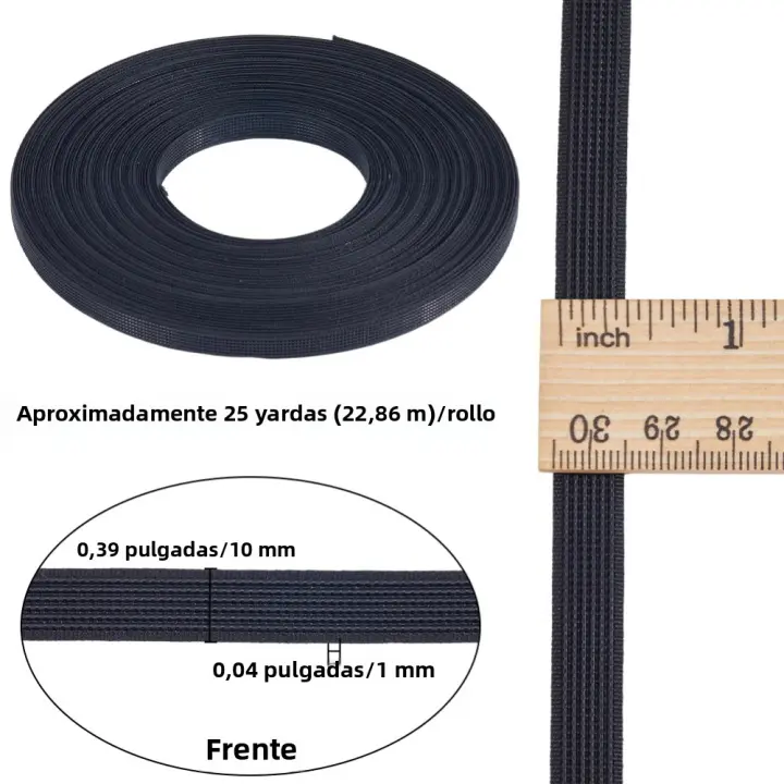 Boning De Poliéster Para Sastre 12mm De Ancho 25 Yardas Alta Densidad Para Chalecos Y Herramientas De Costura Accesorios De Ropa - 1