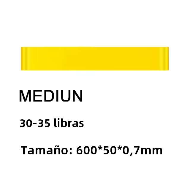 Set De Bandas De Resistencia De Látex Para Fitness Ejercicios De Fortalecimiento Con Anillos De Goma Equipo De Gimnasio Elásticas Para Entrenamiento Cardiovasculares Y Musculares - 1