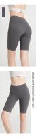 Shorts De Yoga Para Mujer Cintura Alta Transpirables Suaves Talla Ajustada Para Gimnasio Ciclismo Fitness Leggings De Yoga - details 6