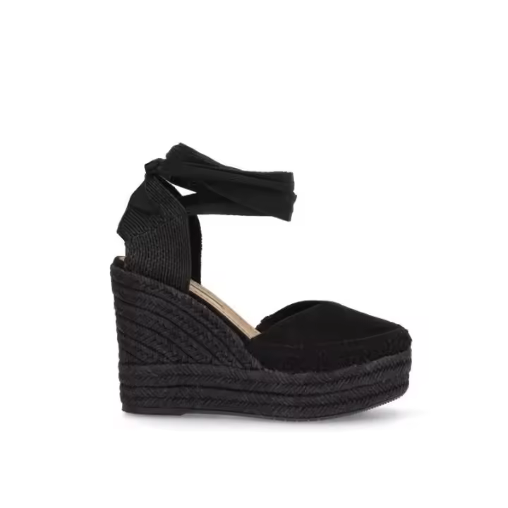Esparteña valenciana alpargata LUNA TREND m4290 negro - 1
