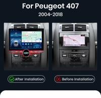 Junsun 11.5" QLED 2K Radio Android 13 CarPlay Auto para Peugeot 407 2004 2005 2006 2007 2008 2009 2010 2011 sistema multimedia inteligente con CarPlay - details 2