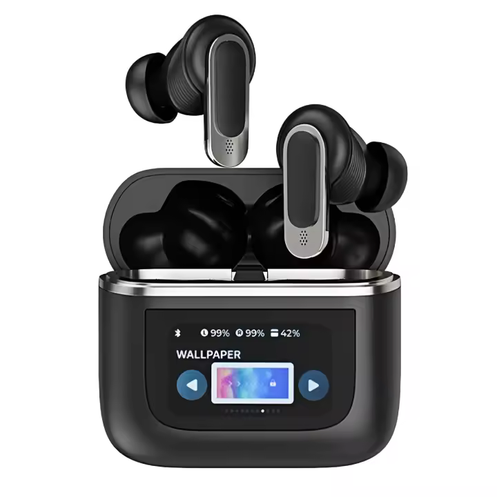 Auriculares Bluetooth 5,3 V, Pantalla táctil y cancelación de ruido - Auriculares Blueto - 1