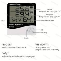 Termómetro Y Higrómetro Digital LCD Para El Hogar Medidor De Temperatura Y Humedad Con Sensor Estación Meteorológica Para Interior - details 6
