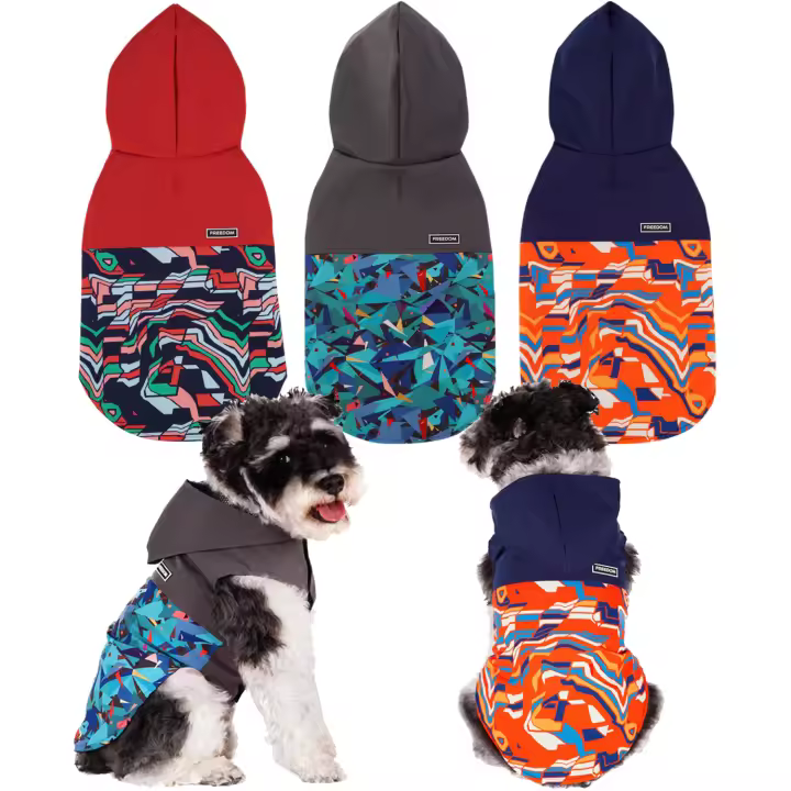 Chubasqueros Impermeables para Mascotas Perros Impermeables con Capucha Bolsillo para Perro Pequeño Mediano y Grande con Material 100% Poliéster - 1