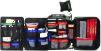 Kit de cartillas y auxiliares de emergencias de traumatismo, kit de ingredientes y compartimentos de barco, coche, camión, camping, senderismo, viajes y mochileros. - details 1