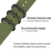 Correa De Reloj De Nylon 24mm Para Suunto 9 7 Baro/Suunto D5 Spartan Sport Wrist HR /Baro Reemplazo De Pulsera Deportiva - details 2