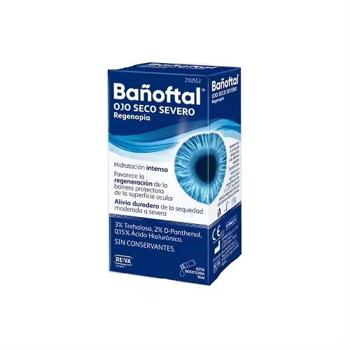 Colirio Ojo Seco Bañoftal - Tratamiento de Sequedad Ocular - 10 Ml - 1