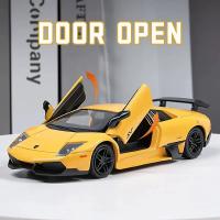 Modelo De Coche Dieciséisésimo Escala Lamborghini Murcielago Para Niños Juguetes De Colección Metal Sin Batería Regalo De Cumpleaños Para Boys - details 3