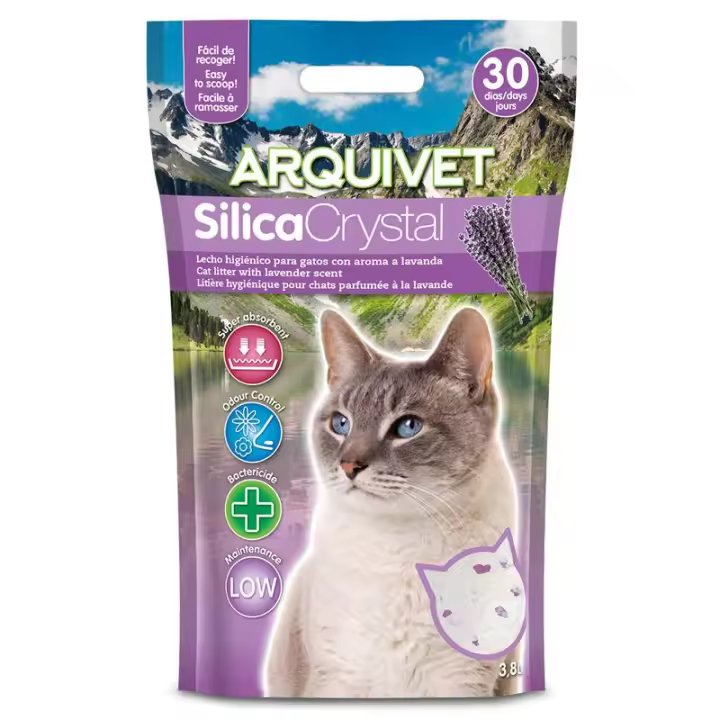 ARQUIVET Silica Crystal aroma lavanda 3,8 L - 1