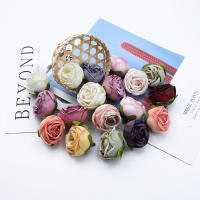 5/10Pcs Rosas De Té En Seda Decoraciones De Navidad Para El Hogar Scrapbooking Accesorios De Boda Artificial Flores - details 11