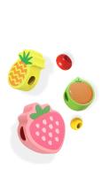 Juguetes De Madera Para Niños Rompecabezas De Frutas Dibujos Animados Cuentas Aprendizaje Counting Circulos Montessori Educativo Temprano Laberinto - details 7