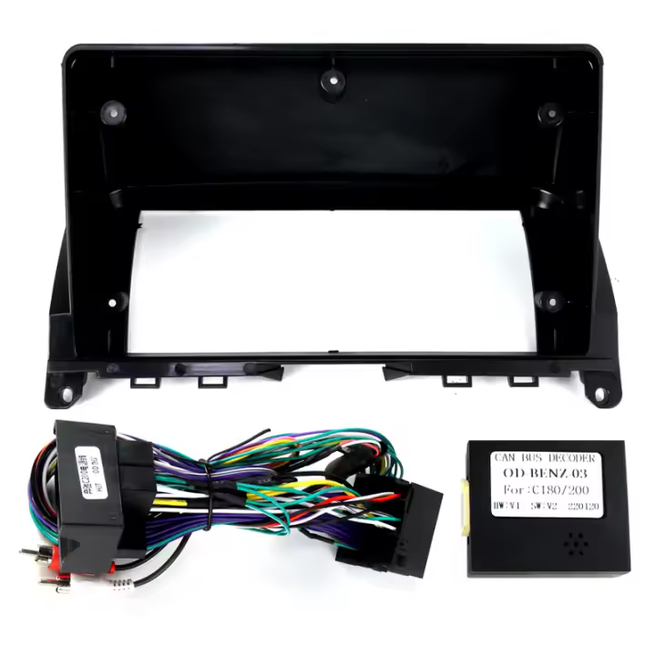 Kit De Panel De Instrumentos Para Mercedes Benz C Clase 3 W204 S204 2006-2011 Adaptador De Marco De Radio Canbus Decodificador Android - 1
