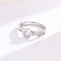 Anillo Romano De Acero Inoxidable Con Diseño De Cruz Y Zirconia Color Retención Moda Popular En Europa Y América Para Hombres Y Mujeres - details 3