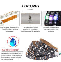 Tira De Luces LED RGB USB 2/3/4m 60LEDs 5V SMD 5050 Control Inteligente APP Bluetooth Fita LED Para Computador Y TV Backlight - details 6