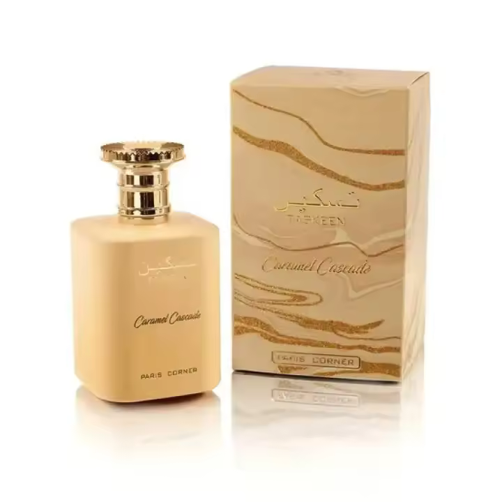 Taskeen Caramel Cascade Eau de Parfum para Mujer | Perfume Dulce y Lujoso | Notas de Caramelo, Haba Tonka y Vainilla | Fragancia Sensual, Intensa y de Larga Duración | Ideal para Cualquier Ocasión - 1