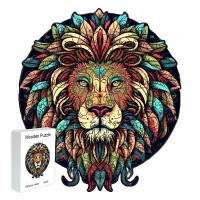 Rompecabezas 3D De León Masculino De Madera Para Decoración De Hogar Interactivo Desestresante Para Adultos Hombres Y Mujeres Juguetes De Vacaciones - details 1
