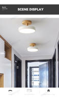 Lámpara De Techo LED Macaron Moderna Para Pasillo Aisles Corredor Escaleras Foyer Balcón Dormitorio Baño Iluminación Interior Fijación Self-Contained Incluye Bombillas - details 14