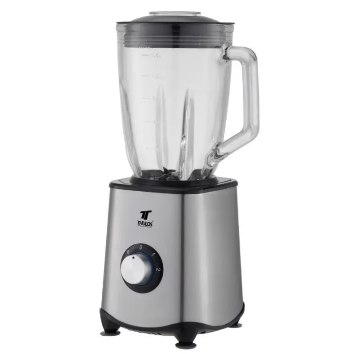 Batidora jarra de cristal, 1.5 L, 1500W, 2 velocidades y PULSE. THULOS TH-BV1585 - PARA LICUADOS  -  FRAPPES - SMOOTHIES - PICA HIELO - 1
