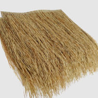 Panel De Techo De Palma Simulada Para Decoración De Jardín Y Paisaje Material De Paja Inflamable Resistente a La Quema Tapete De Techo DIY Para El Hogar - details 6