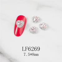 5PCS Decoración De Uñas Con Diamantes Corazones Cheering Accesorios Redondos Para Manicura Arte De Uñas Moda - details 19
