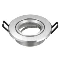 Horneo De Luz Redonda De Aluminio Para Techo GU10 MR16 Plata Aluminio Enchufe LED Blanco No Dimmable Para Sala De Comedor - details 1