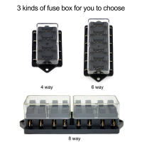 Caja De Portafusibles De 6/8 Caminos Para Vehículos Y Marina Aplicaciones Automotrices Con 6/8 Fusibles Estándar Incluidos - details 6