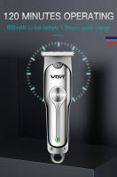 VGR Máquina De Corte De Pelo Profesional Cortadora Eléctrica Recargable T-Blade Para Hombres Longitud Mínima De Corte 0.5-1 Mm Universal - details 6