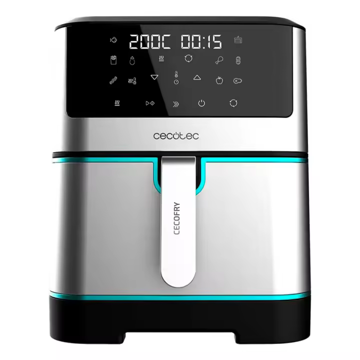 Freidora de aire Cecotec Cecofry Supreme 8000 1800W 8L 10 modos inox - 1