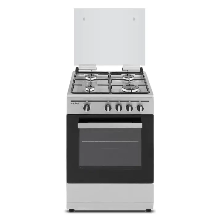 Cocina de gas SAUBER SCI41GB 4 zonas coccion inox - 1