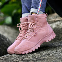 Botas De Montar Para Parejas Al Aire Libre Botines De Camuflaje Transpirables Para Hombres Y Mujeres Zapatos De Senderismo Casual Botas De Entrenamiento Alta Con Suela De TPR - details 8