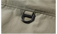 Chaleco De Hombre Para Exteriores Con Multiple Bolsillos Color Sólido Para Pesca Director Reportero Trabajo Fotografía Casual Chaqueta Cintura - details 16