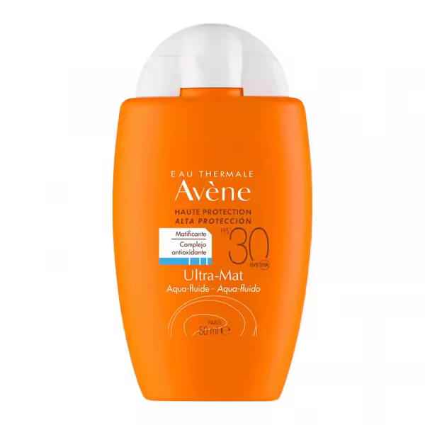 Avène Protector Solar AVENE Ultra Mat Aqua-fluido SPF30 - Piel Sensible - Matificante - 1