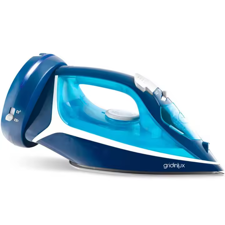 Plancha Vapor Ropa Sin Cable 2600W  Cerámica Inalámbrica Gridinlux - 1