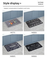 Alfombra De Absorción De Agua Multifuncional Para Cocina Y Baño Antideslizante Lavable En Máquina Características Adultos Uso Doméstico Hotel Piso Baño - details 11