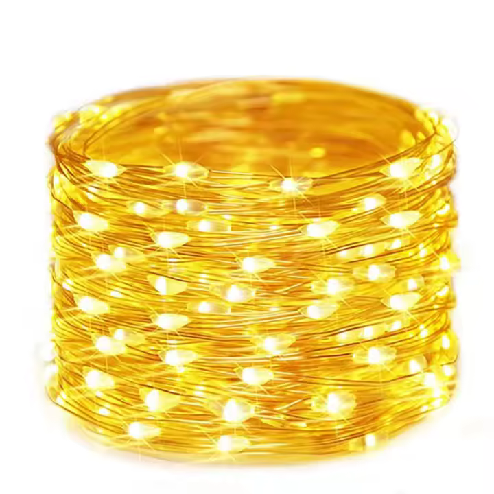 Luces De Navidad De 200m Cadena De Fairy Mini LED Impermeable Para Decoración De Jardín Exterior Árbol De Navidad Regalo Ornamento 2024 - 1