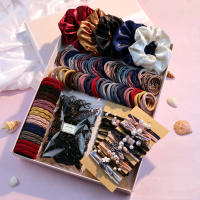 Juego De Accesorios Para El Cabello De Mujer 1085PCS Tenaces Para Cola De Caballo Elásticas De Nylon Estilo Fashion Y Decorativo Para Todas Las Estaciones - details 3