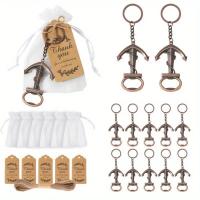 Llave De Anclaje Para Baño De Bebé 10pcs Abrebotellas De Metal Con Bolsas Y Etiquetas Para Fiesta De Baño De Bebé Recuerdos De Fiesta - details 0