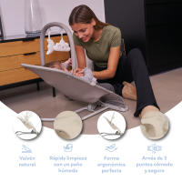 ms Hamaca para Bebé Lullaby - Hamaca con vaivén Natural - Plegable Y Portatil 2 En 1 Mecedora Y Silla - details 4