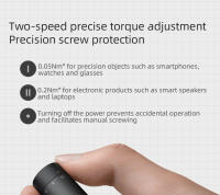 Kit De Destornillador Eléctrico XIAOMI Mijia Recargable Portátil Con 2 Velocidades Acero S2 Y S24 Torque Para Uso Diario Precisión - details 9