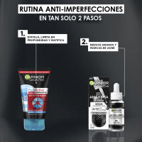 Garnier | Pack Pure Active Anti Imperfecciones, Serum Anti-Imperfecciones con 4% de Niacinamida, AHA y BHA + Gel Carbón de Garnier Pure Active 3 en 1 - 30ML + 150ML - details 0