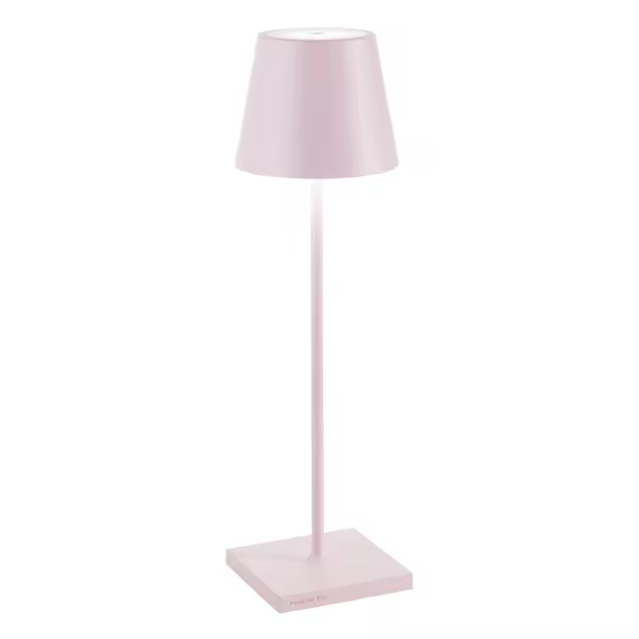 Lámpara de Mesa LED Poldina Pro Pink recargable y regular con duración de Agua de hasta 12 Horas. Para uso exterior IP65 - 1