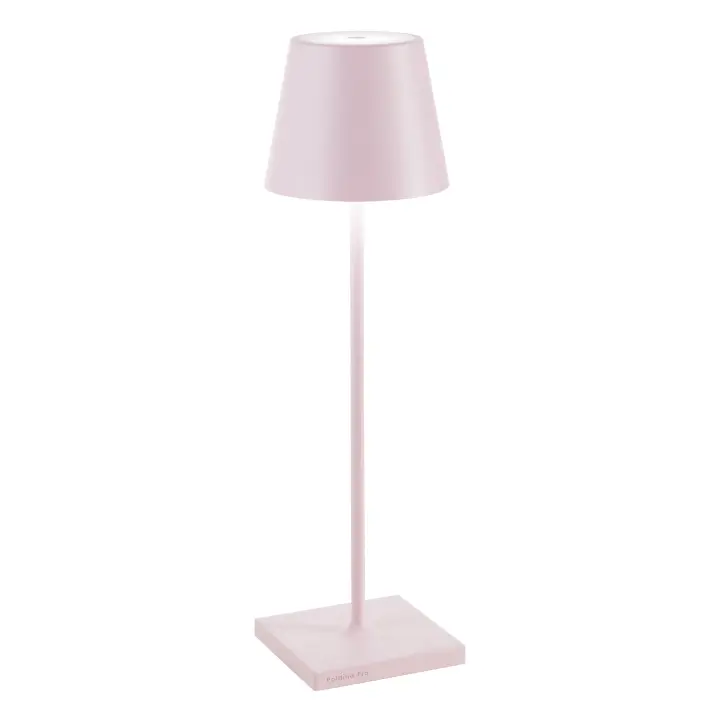 Lámpara de Mesa LED Poldina Pro Pink recargable y regular con duración de Agua de hasta 12 Horas. Para uso exterior IP65 - 1