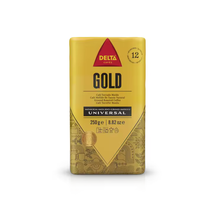 Delta Gold - Café Molido Natural 250 Gr -Notas a nueces y almendras tostadas, especias y toque afrutado - 1