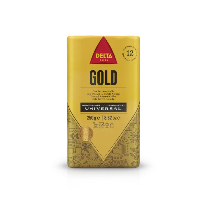 Delta Gold - Café Molido Natural 250 Gr -Notas a nueces y almendras tostadas, especias y toque afrutado - 1