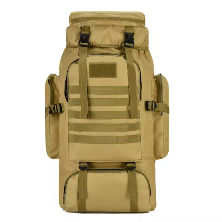 Mochipa impermeable 80L para hombre, granola capacidad para senderismo, acampada, viaje, Deporte al Aire Libre, equipo de camping - 1