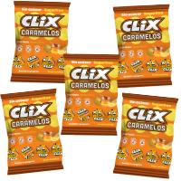 Clix Caramelos - Pack de 5 bolsas de 20 caramelos - Caramelos sin azúcar, sin gluten, sin lactosa - sabor a miel y limón - details 0