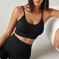 Sudadera Deportiva Para Mujer Alta Estiramiento Transpirable Padded Para Correr Yoga Gimnasio Sin Costuras Crop Top Gradient - details 5