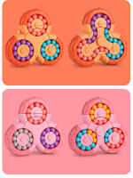 Nuevo Dardo Inteligente De Seis Lados Rotación De Dedo Juguete Antiestrés Educativo Para Niños Regalo Cubo De Dedo Mágico - details 7
