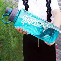 Botella Deportiva De Agua Con Filtro Grande 2L 3L Capacidad Eco-amigable Plástico BPA Libre Portátil Para Fitness - details 2